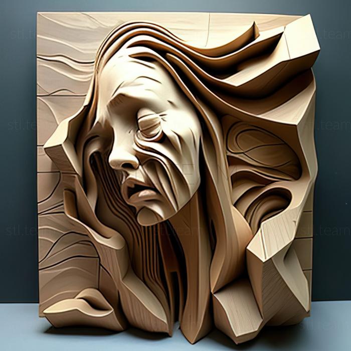 3D модель Емілі Сіверт Вайнберг, американська художниця (STL)